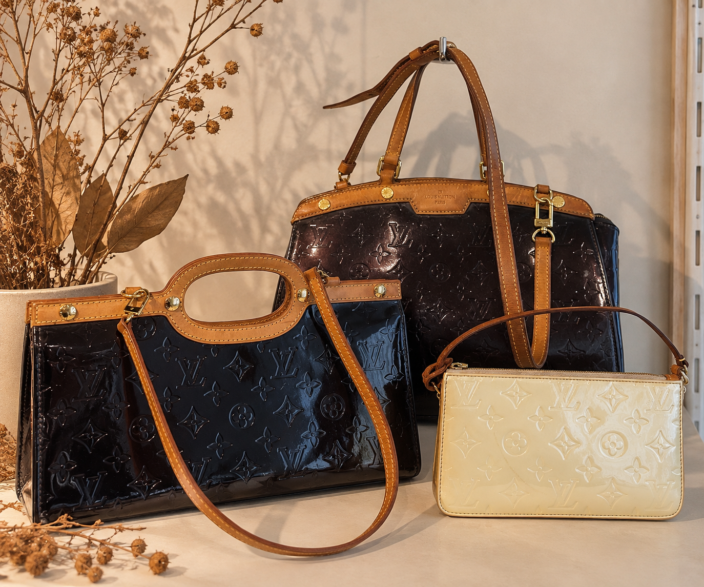 Bolsas Louis Vuitton em verniz