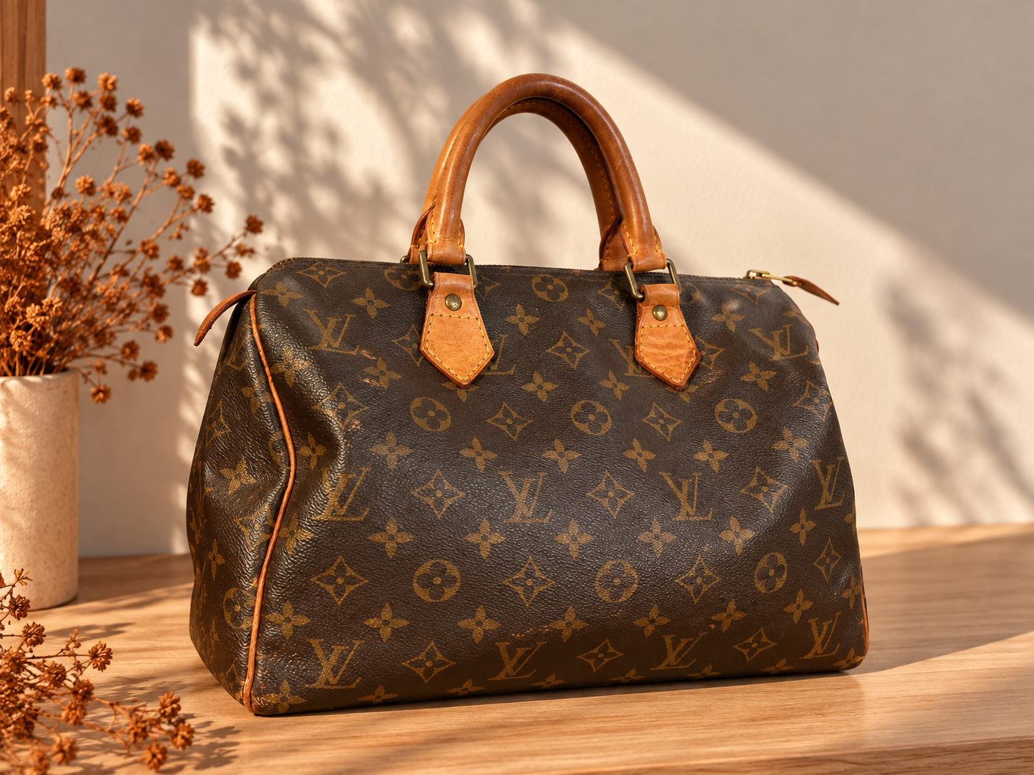 Bolsa Louis Vuitton Speedy em lona monograma